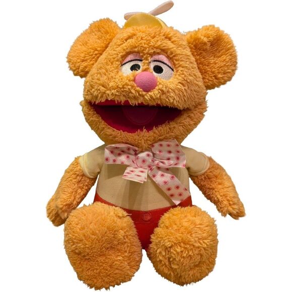 Disney Muppet Babies FOZZIE BEAR 14" Sings Dancing Talking Light Up Plush Works - Picture 1 of 6